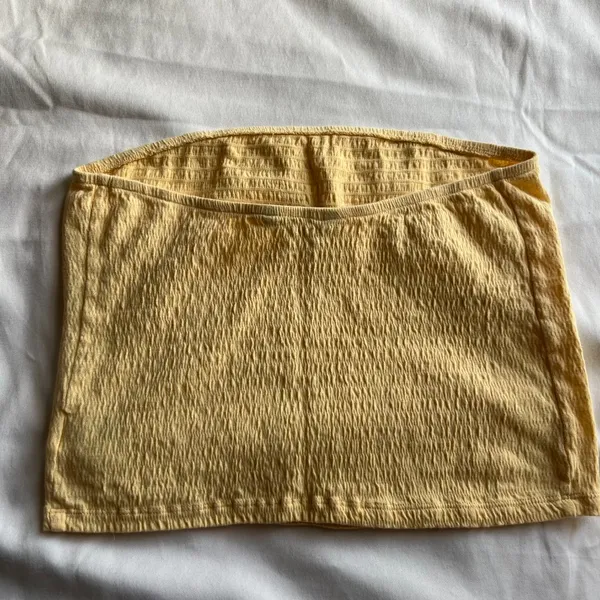 American Eagle yellow tube top - Image 5