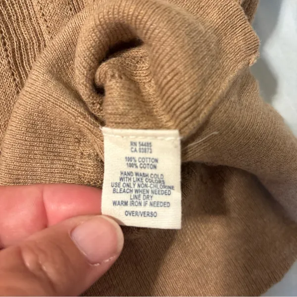 Y2K American Eagle Women’s Sweater Size L Tan Bella Swan Style Mint Condition - Image 7