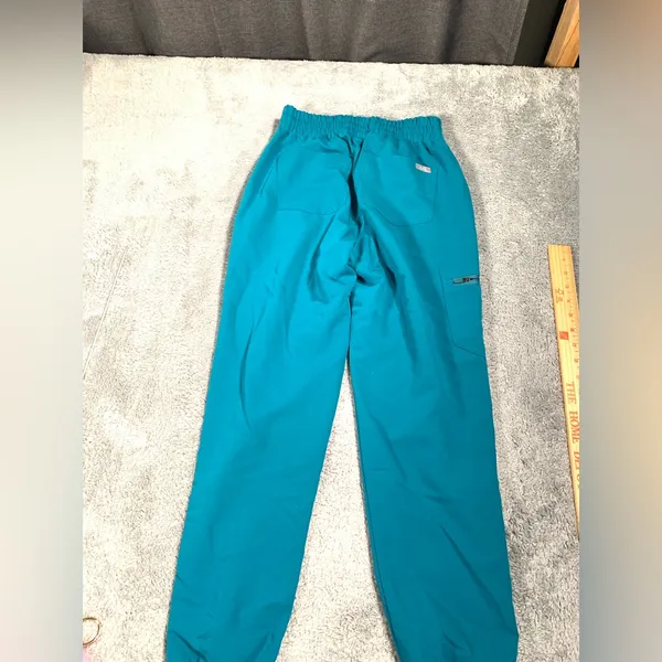 Figs Teal Jogger scrub pants with Drawstring XS - Image 11