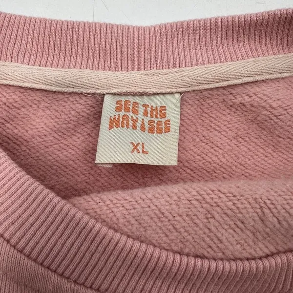 See The Way I See Anxious Sweatshirt Pink - Image 3