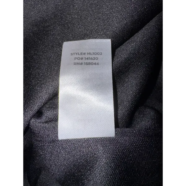 Lulus Black Off The‎ Shoulder Bodycon Dress Front Slit XS NEW - Image 10