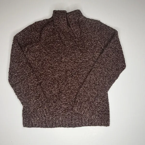 Royal Robbins Women's Brown Henley Hooded Sweater Small - Image 2