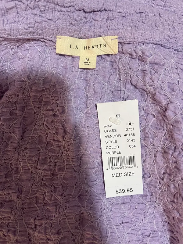 Button Up Crop Shirt - Image 2