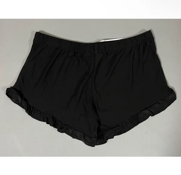 Black White Bow Frill Ruffle Shorts Bottoms Size S 🤍🖤 - Image 3