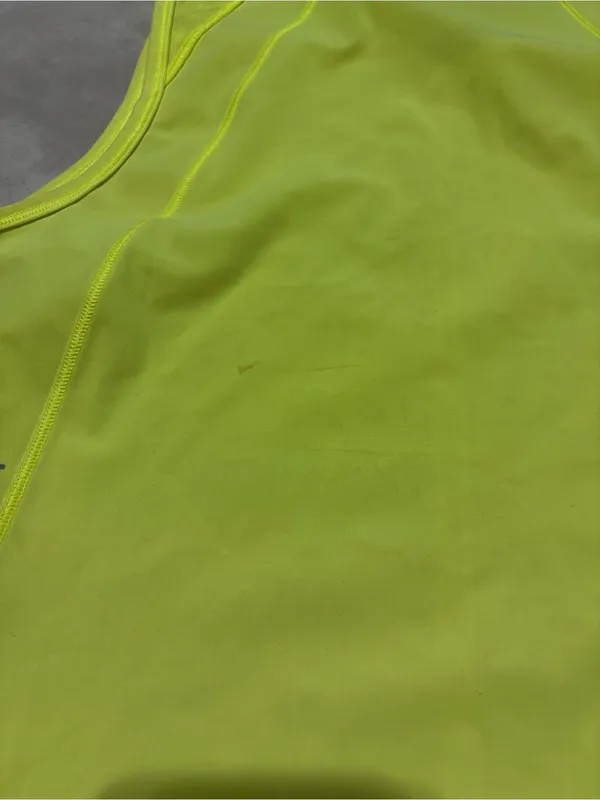 Lululemon Neon Yellow Performance Tank Top - Image 2
