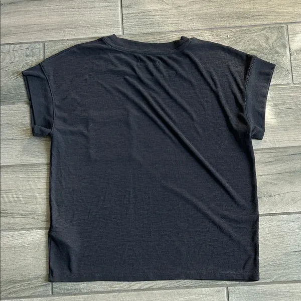 Madewell Charcoal Ribbed Knit Top - Image 6