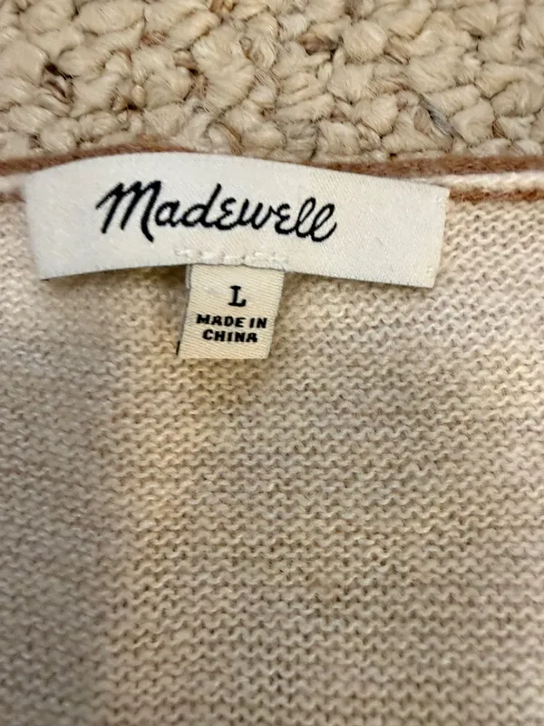 Madewell Merino Alpaca Colorblock Sweater‎ L - Image 3