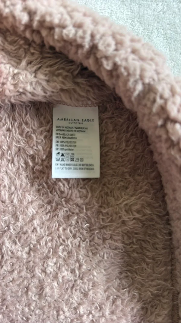 American Eagle Cropped Sherpa - Image 3