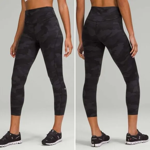 Lululemon Base Pace High-Rise Running Tight 25" in Heritage 365 Camo Deep Coal M - Image 2