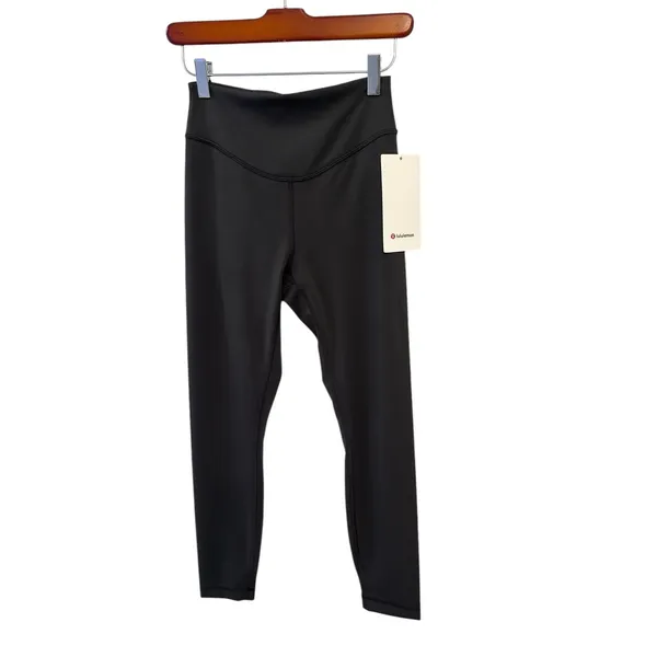 Lululemon Wunder Under SmoothCover High-Rise Tight 25" Size 6 Graphite Grey - Image 6