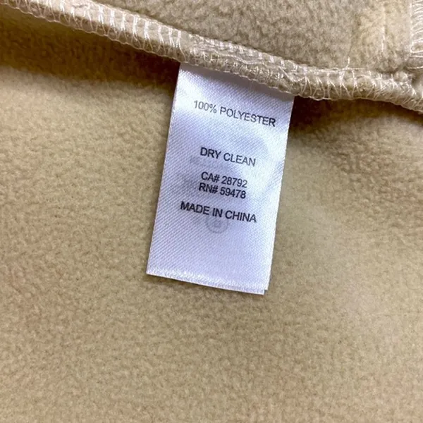 Joie Collarless Teddy Sherpa Snap Front Jacket Tan - Image 3