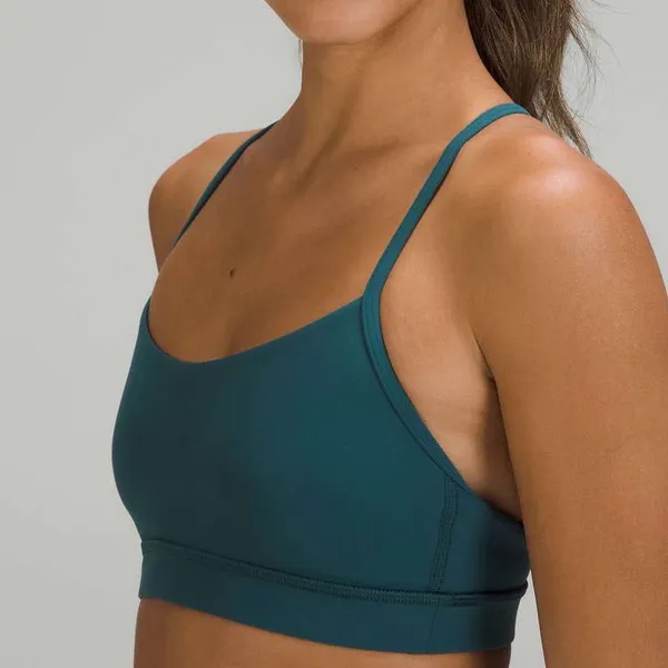 Lululemon Flow Y Nulu Bra *Light Support, A–C Cups Green Jasper - Image 2