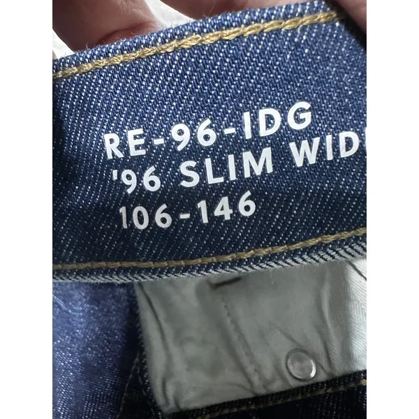 J.Crew 96 Slim Wide Leg Petite Jeans‎ Dark Indigo High Rise Cropped Size 30P - Image 7