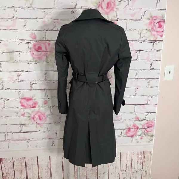 Cole Haan collection gray belted trench coat size 6 - Image 6