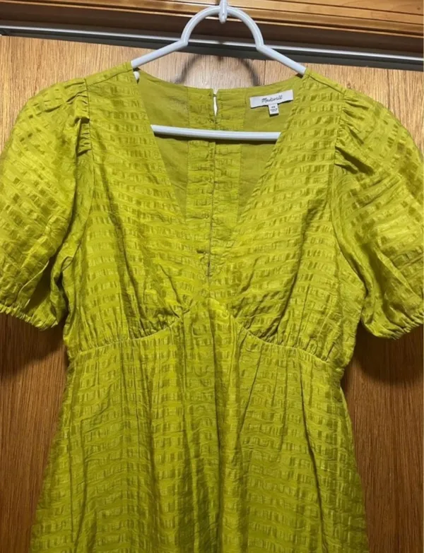 Madewell Kirkley Green Dress - Image 10