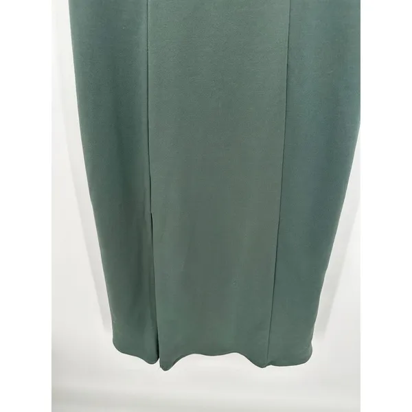 Show Me Your Mumu Eden Green Grey Square Neck Midi‎ Dress Size XL Wedding Party - Image 5