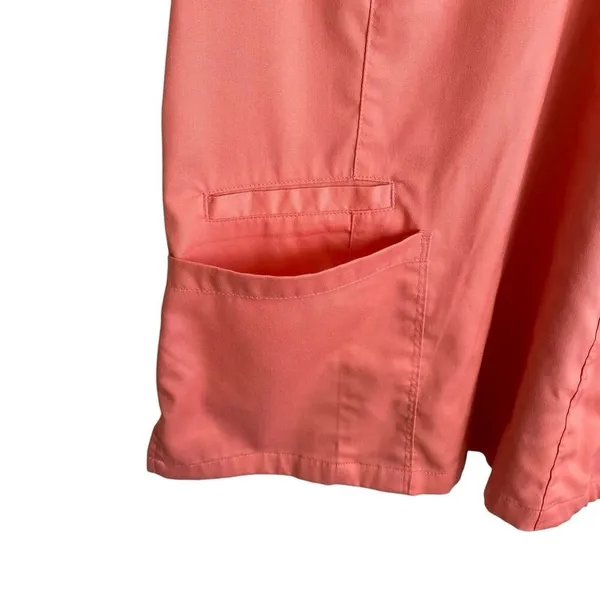 Matrix Women Nurse Core Scrub Top‎ Large Coral V-Neck Professional Medical 3501 - Image 4