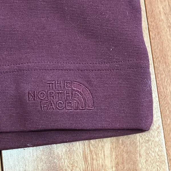 The North Face Sweatshirt Womens Burgundy Cropped Turtleneck S‎ - Image 4