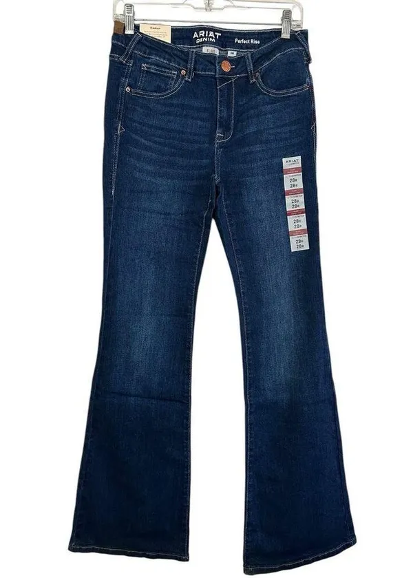 ARIAT Women's Ultra Stretch Perfect Rise Katie Flare Jean 28R - Image 3
