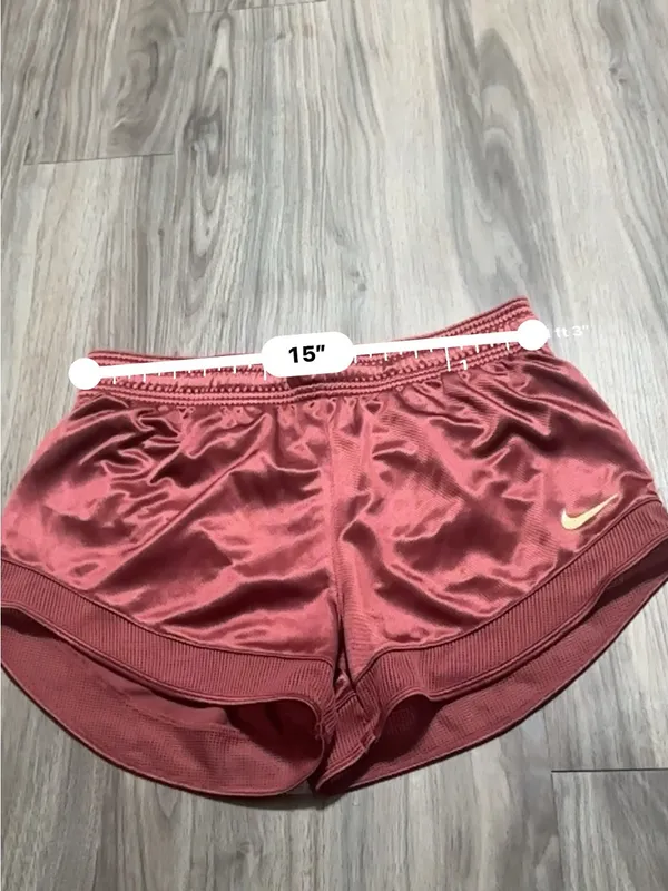 Nike Women’s Maroon Athletic Running Shorts - Image 7