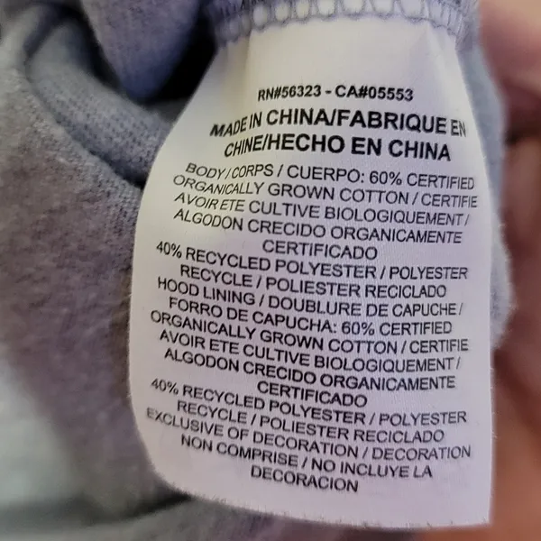 Nike blue hooded hoodie pullover sweatshirt sz Large - Image 7