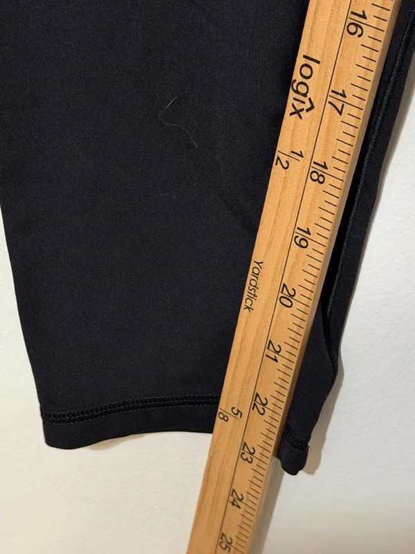 Aerie Chill Play Move Leggings Size Large Black 7/8 Cropped - Image 6