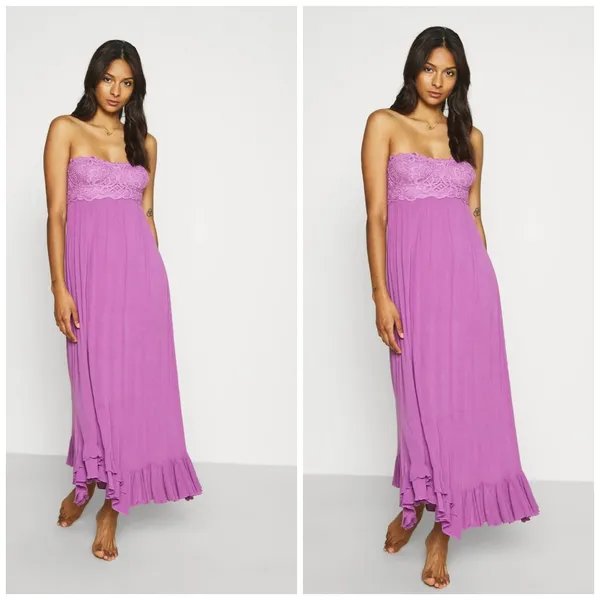 FREE PEOPLEAdella Corset Maxi Dress In beauty berry - Image 2