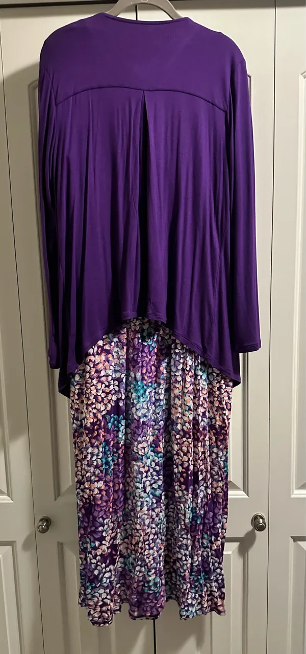 Carole Hochman Heavenly Soft Sleepwear - Gown w/pockets and Cardigan Set - Image 2