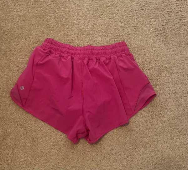 Hot Pink Lululemon Hotty 2.5" Hot Shorts - Image 2