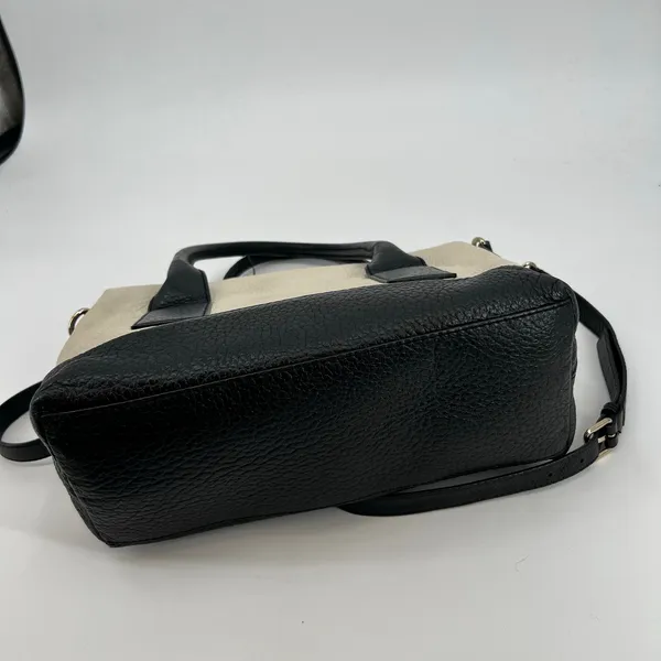 Kate Spade Southport Avenue Carmen Convertible Satchel Handbag Purse cream black - Image 4