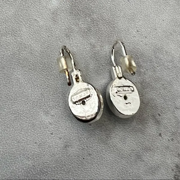Silver Earrings‎ with Turquoise Stones - Image 3
