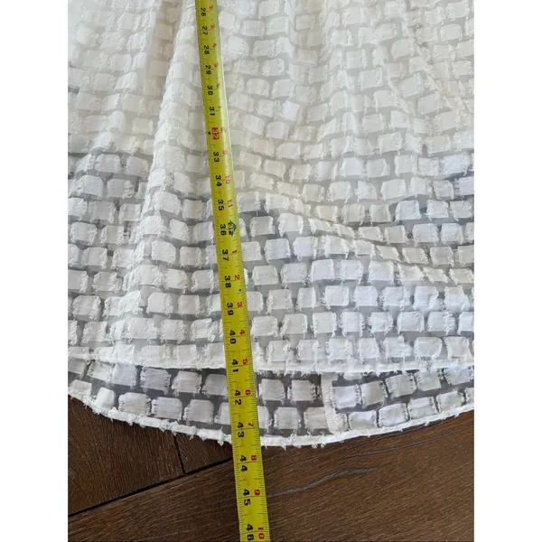 Abbey Glass Melody Bow Back Dress in white Size‎ Small - Image 8