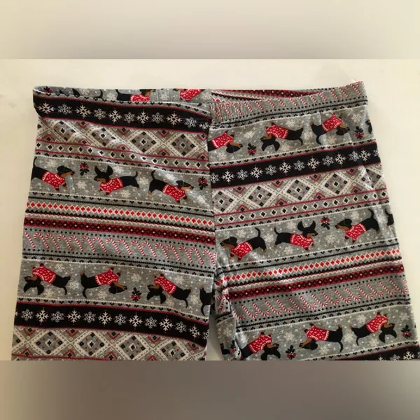 TIME and TRU Womens Leggings Size XXL 22 Christmas Theme Fleeced Lining NWOT - Image 3