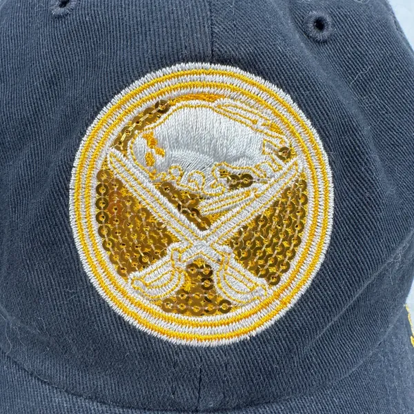 Buffalo Sabres Women's Blue Baseball Cap‎ NHL 47 Brand Gold Logo Adjustable - Image 2