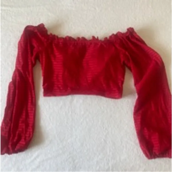 Red crop top long sleeve‎ - Image 7
