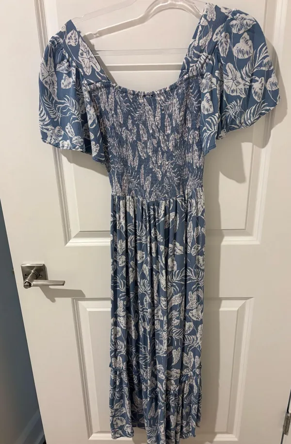 Dry Goods Blue Maxi Dress - Image 5