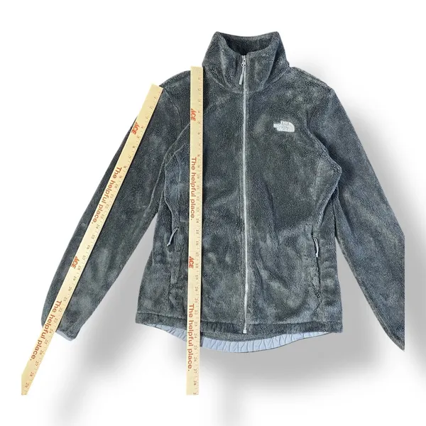The North Face Womens Mid Grey Osito Jacket Size S Basic‎ Outdoors - Image 3