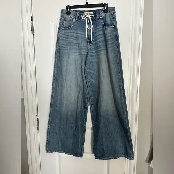 Madewell Superwide Leg Drawstring Jeans NWT - Image 2