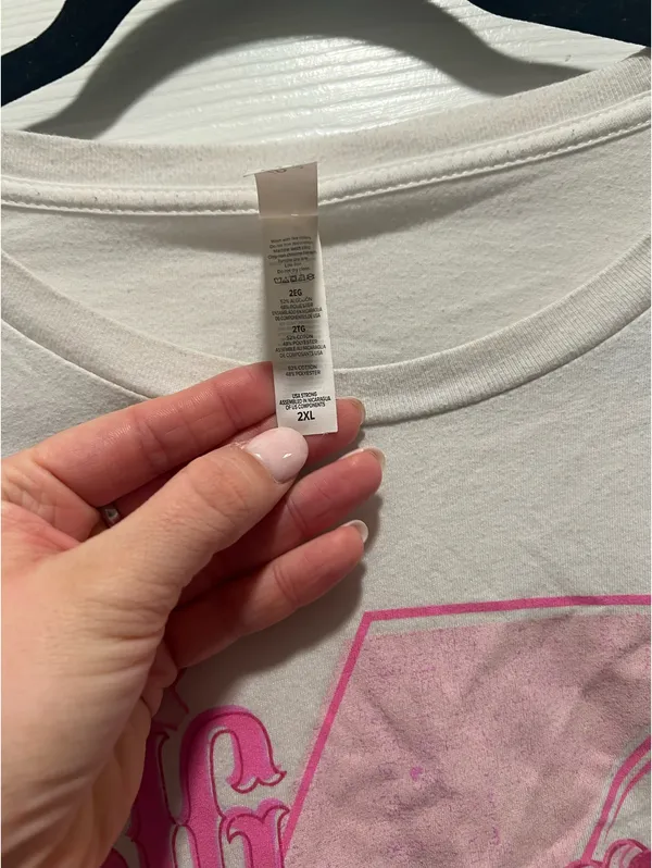 Western Tee White Size 2X - Image 2