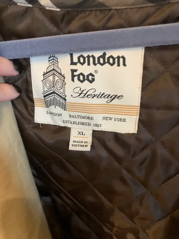 London Fog Trench Coat - Image 2