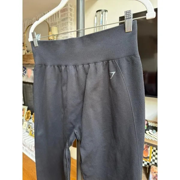 Gymshark Vital Seamless Leggings in black womens xxl - Image 3