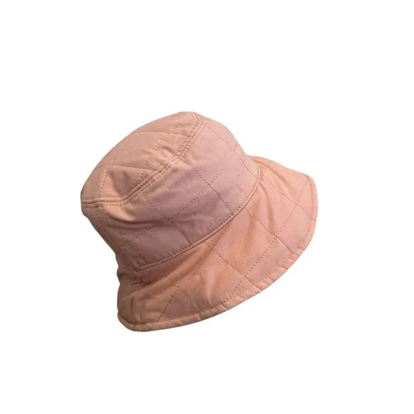 Madewell Reversible Quilted Bucket Hat in dusty blush NWT M/L - Image 4