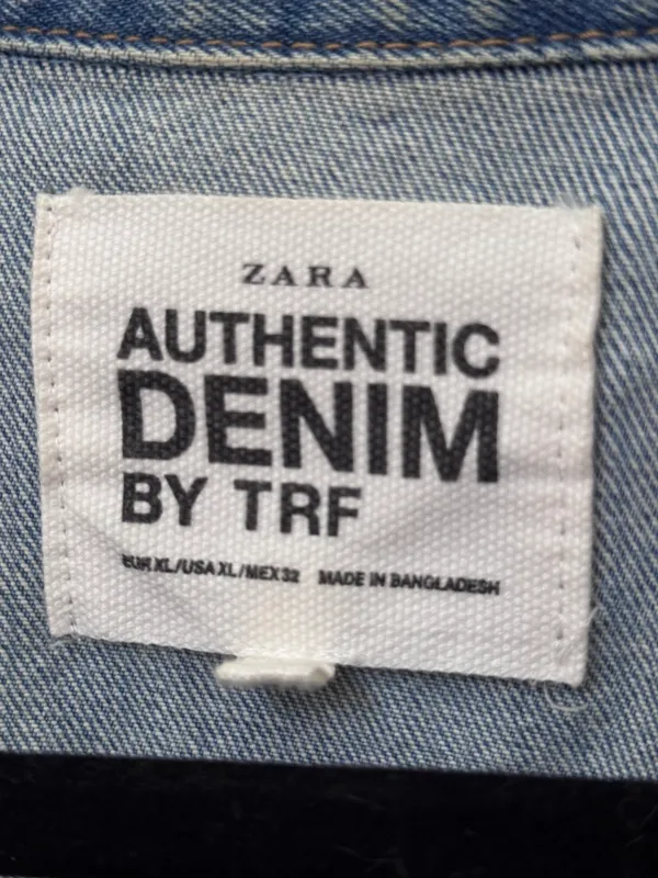 trf distressed denim jacket - Image 3