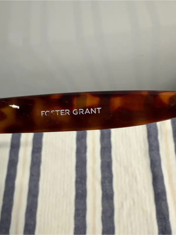 Foster Grant Oversized Tortoise Shell Sunglasses Brown Gradient Lenses UV - Image 6