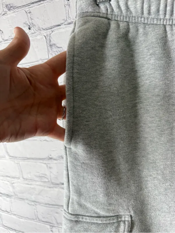 Womens TNA sweat fleece gray Cargo Sweatpants - Comfortable Everyday Joggers - Image 8