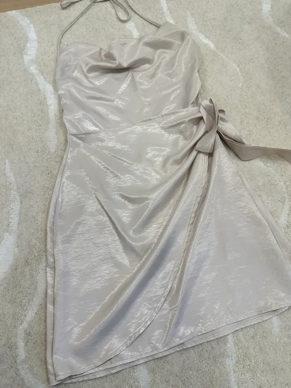 Nasty Gal Silk Mini Dress - Image 5