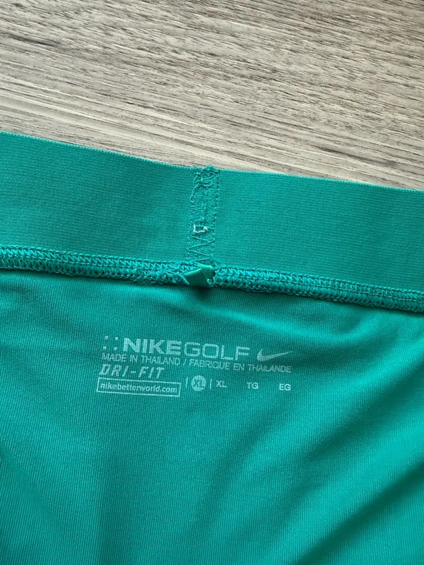 Nike Teal Golf Skort with White Logo Size XL - Image 2