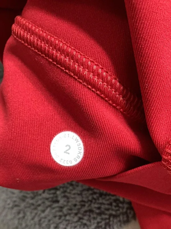 Lululemon Leggings In Dark Red - Image 3