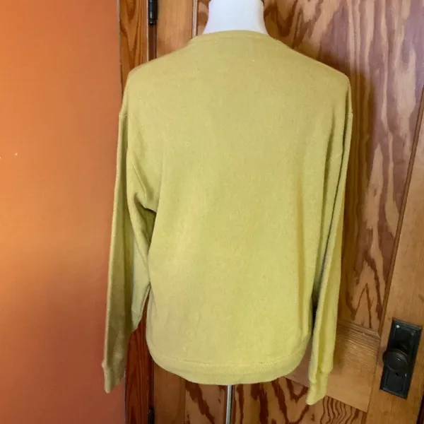 Vintage 60s gold grandpa sweater - Image 11