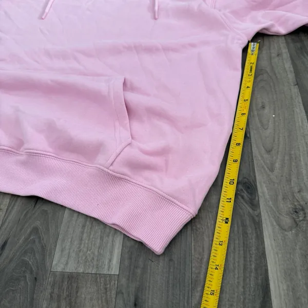 H&M Ville De Lumiere Montmartre Paris 1998 Pink Embroidered Hoodie Size M - Image 5